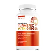 Arbor Nutrition Organic Turmeric with Ginger, Bioperine 500 mg Capsules - For Joint support, anti aging and inflammatory support.  95% Standardized Curcuminoids, Non GMO, Soy & gluten free. 60ct