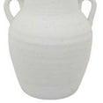 thumbnail image 3 of Bit Accent Vase, Old World White Ceramic, Classic Amphora 14 Inch, 3 of 5