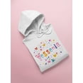 thumbnail image 3 of Colorful Name "yessenia" Hoodie Women -Image by Shutterstock, Female XX-Large, 3 of 4