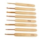 thumbnail image 4 of Juego De Agujas De Tejer, Diseño Ergonómico, Portátil, Práctico Mango De Bambú Blanco, Agarre Cómodo, Ganchos De Ganchillo Para Tejer Encaje, 4 of 8