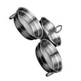 WAXIAYU Stainless Steel NonStick Egg Rings for Frying and Poaching