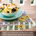 thumbnail image 7 of CounterArt "Springtime Garden" 4-Pack Reversible Wedge Placemats, 7 of 7