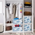thumbnail image 6 of Foldable Fabric Storage Bin Home Cubes Clothing Organizer Bins Large Collapsible Box Basket for Home Organizer Sea Turtles and Coral Reefs, 6 of 7