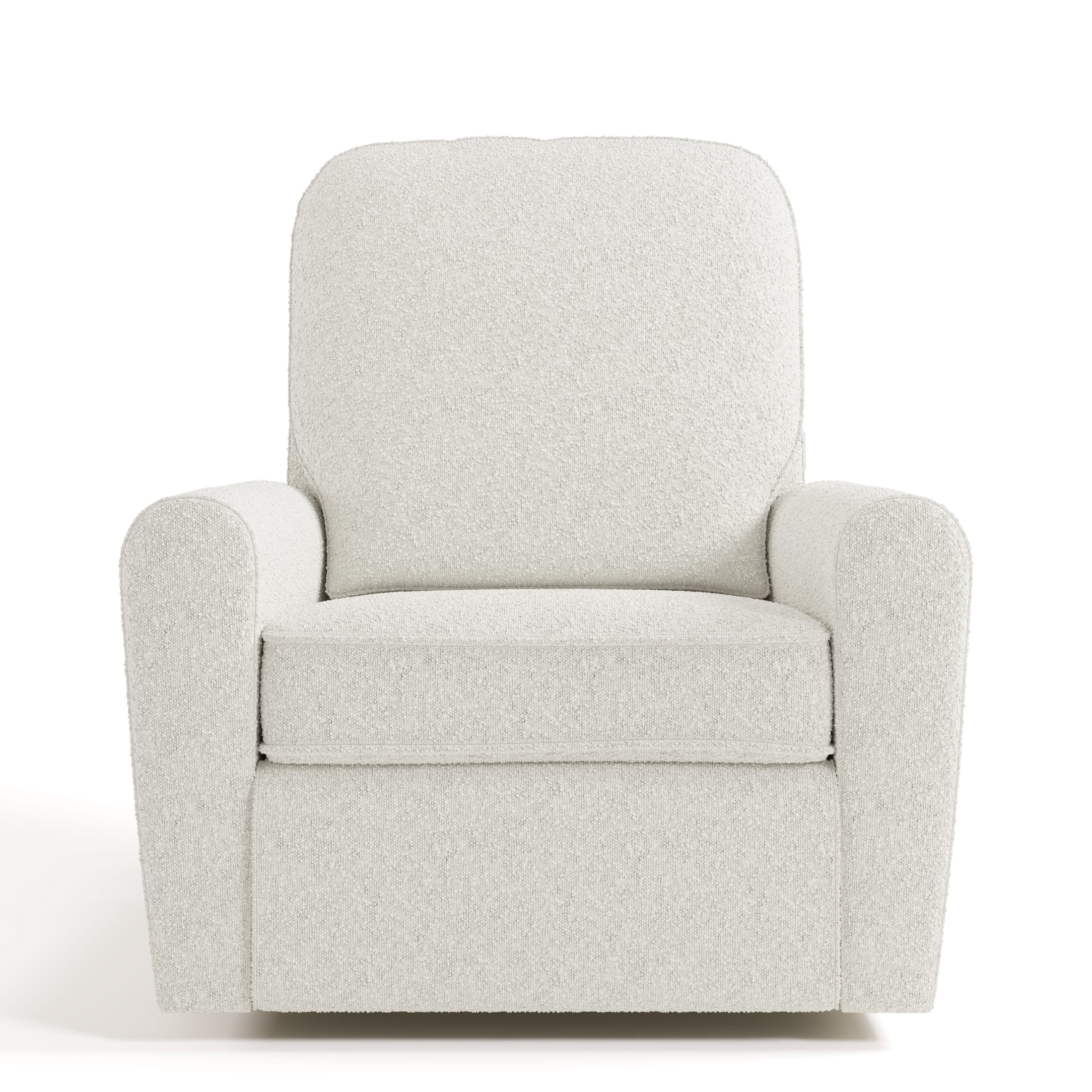 Storkcraft Amalfi Deluxe Power Recliner Swivel Glider, Ivory Boucle