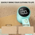 thumbnail image 6 of Fabric Shaver, Lint Remover Rechargeable, Electric Portable Sweater Defuzzer with 3 Speeds, 6 Leaf Blades, Digital LED Display to Remove Pilling for Clothes, Furniture, Sweater, Couch, Blanket -Blue, 6 of 10
