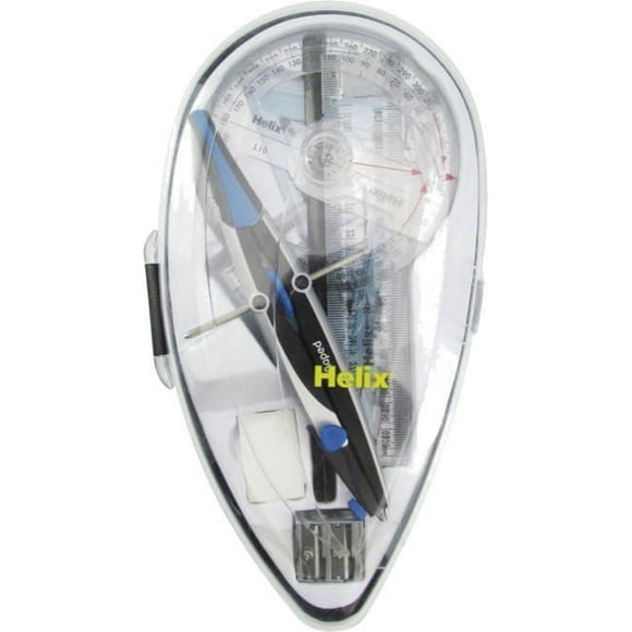 Trousse de géometrie Premium de Helix 8 pièces