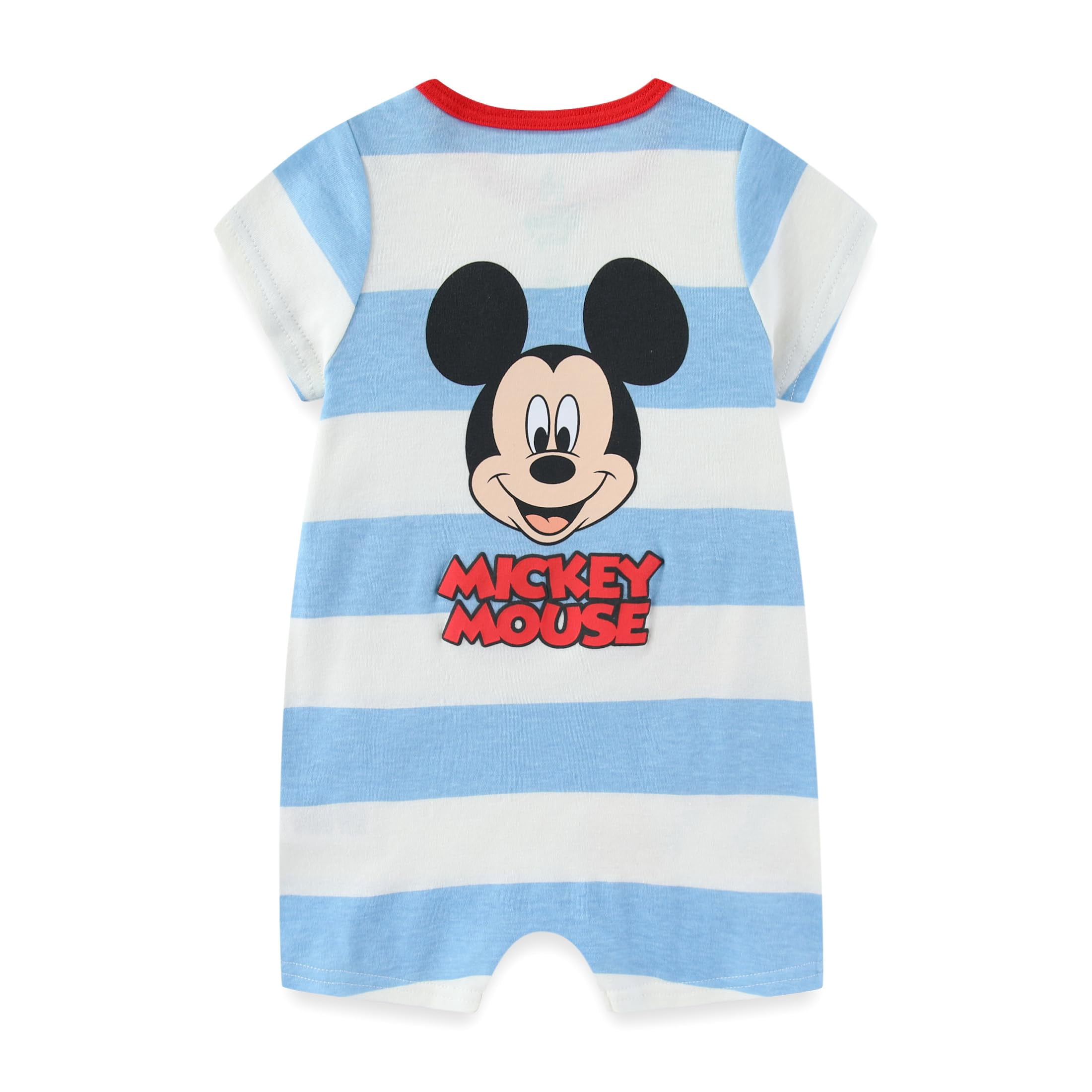Disney Mickey Mouse Short Sleeve Romper (Baby Boys), 2 Pack, Sizes 6M-24M