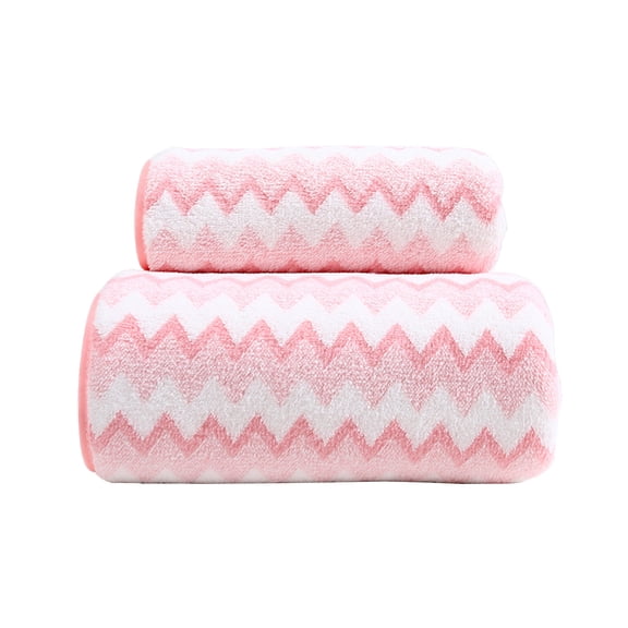 Bwiyojiz Count 2pcs Cotton Bath Towels Set for Bathroom Thick Soft Absorbent Towel Household Wash Face Gift, Gifts for Family