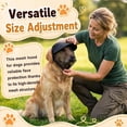 thumbnail image 3 of ARVOV Dog Face Cover, Dog Outdoor Protection Mask, Breathable Adjustable Mesh Head Guard for Small and Medium Dogs,Dog Safety Mesh Protector for Outdoor Hiking Camping, 3 of 7