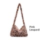 thumbnail image 5 of Qarigey Bolso de hombro para mujer, estuche de almacenamiento, bolso de mano, organizadores encantadores, bolsa portátil con cierre de cremallera a la Bolsas de mensajero y de hombro leopardo rosa Qarigey AP013869-07, 5 of 6
