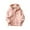 Pink, variant on Ruyang Kids Boys Girls Polar Fleece Jacket Baby Cute Animals Graphic Zip Up Hooded Coat Fall Winter Warm Fuzzy Outwear
