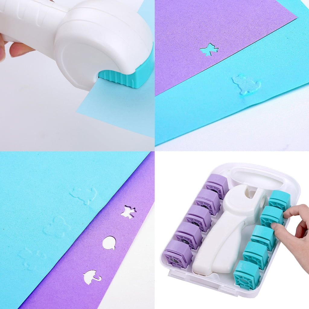 Lace Design Photo Punches Hole Maker Embossing Tool For Scrapbooking Office Use Plastic Craft Paper Punches