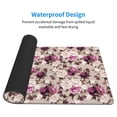 thumbnail image 3 of Naloa Rose Flowers Gaming Mouse Pad Large Mouse Mat Long Extended Desk Pad Non-Slip Rubber Mice Pads Stitched Edges Thin Pad (16x29.5 Inch), 3 of 8
