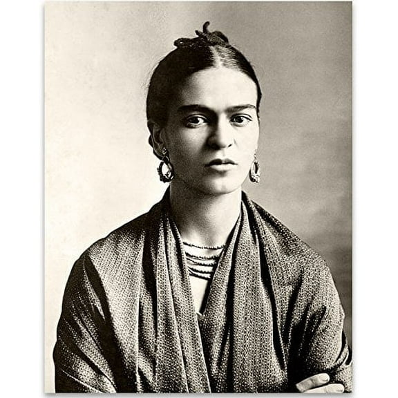 Lone Star Art Frida Kahlo Wrap Photo - 11x14 Unframed Print - Perfect Vintage House Decor