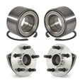 thumbnail image 1 of Kugel Front Rear Wheel Bearing and Hub Assembly Kit for Car Toyota Corolla Matrix Pontiac Vibe Celica - Left Right Side (Driver Passenger) K70-101601, 1 of 8