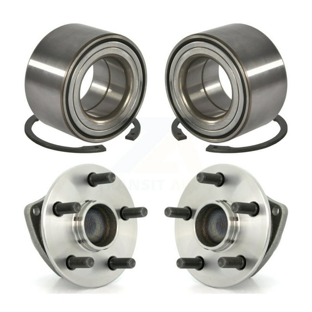 Kugel Front Rear Wheel Bearing and Hub Assembly Kit for Car Toyota Corolla Matrix Pontiac Vibe Celica - Left Right Side (Driver Passenger) K70-101601