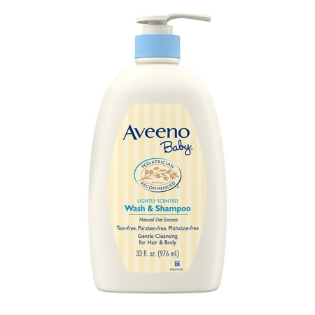 Aveeno Baby Gentle Wash & Shampoo with Natural Oat Extract, 33 fl.