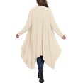 thumbnail image 6 of Cueply Women's Plus Size Cardigan Lightweight Long Sleeve Maxi Long Knitted Tops Open Front Sweater, 6 of 6