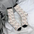thumbnail image 5 of Logiee gnome couple Print Adult Socks for Men & Women,Calf Socks, Ankle Socks,Boots Socks,Breathable Casual Sock,Unisex Crew Socks, 5 of 6