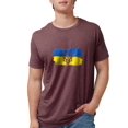 thumbnail image 1 of CafePress - I Stand With Ukraine Flag Emblem Map Patri T Shirt - Mens Tri-blend T-Shirt, 1 of 1