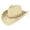 Beige, variant on Women's Linen Sun Hat Wide Brim Panama Fedora Cap for Adults Summer Beach Vacation Cowgirl Hat with Seashell Rope Decor UV Protection Headwear Everyday Casual Apparel Accessory