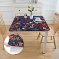 thumbnail image 2 of nygtbtfer Red Blue Stars Print Fits and Diameter Elastic Edged Table Cloth 46*46, 2 of 8