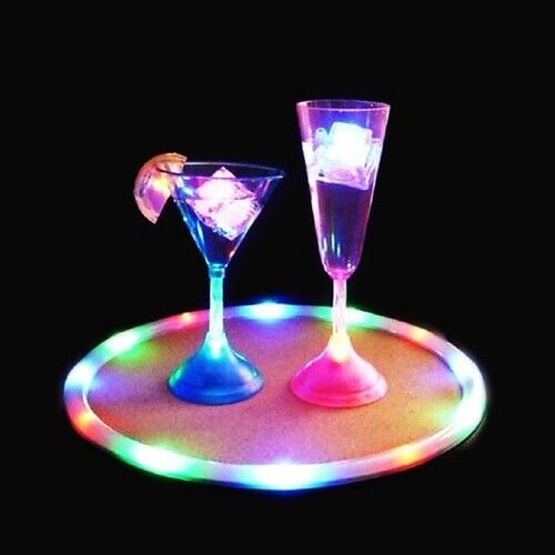 2 LED Party Tumblers Light up Glasses Cups Mugs Goblets Fun Light