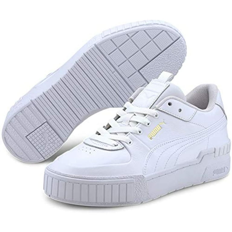 PUMA Women s Cali Sport Sneakers 6 White White Walmart