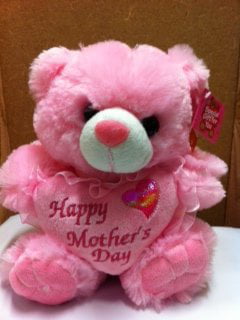 9" Hot Pink Plush Teddy Bear Stuffed Animal Toy Gift New 