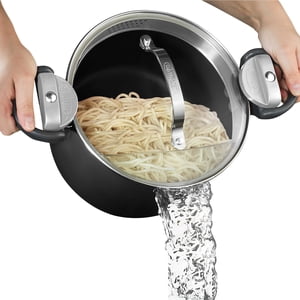 Gotham Steel 5-Qt Non-Stick Pasta Pot with Strainer Lid