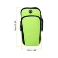 thumbnail image 2 of Uxcell Phone Arm Band for Running Armband Cell Phone Holder Running Phone Carrier Green, 2 of 5