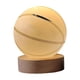 thumbnail image 2 of Lámpara de noche con bola de cristal 3D, luz de noche, base de madera, decorativa Baloncesto, 2 of 9