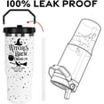 thumbnail image 5 of Witches Brew Vacuum Insulated 30oz Stainless Steel Tumbler with Lid and Straw - Gothic Cute Spooky Gift for Women, Kids, Teen Girls - Halloween Accessory, 5 of 6