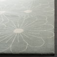 thumbnail image 5 of SAFAVIEH Soho Megan Floral Wool Area Rug, Blue/Ivory, 6' x 6' Round, 5 of 6