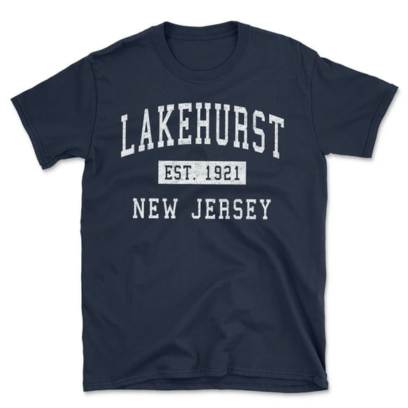 Lakehurst New Jersey Classic Established Men's Cotton T-Shirt