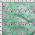 thumbnail image 4 of oneOone Polyester Spandex Sea Green Fabric Floral Floral With Texture Sewing Fabric By The Yard Printed Diy Clothing Sewing Supplies 56 Inch Wide, 4 of 4