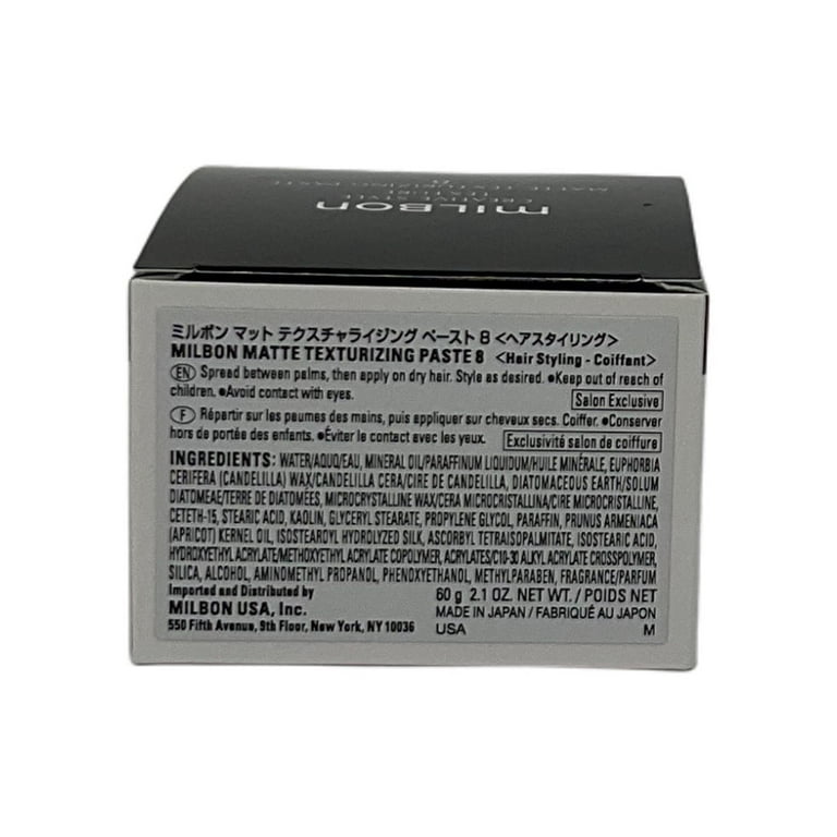 Milbon Creative Styling Matte Texturizing Paste #8 2.1 oz