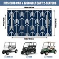 thumbnail image 3 of Quality Golf Cart Seat Cover 51" x 31", Superior Microfiber Towel for EZGO, Yamaha, Club Car Front Bench Seats, 3 of 8