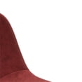 thumbnail image 4 of Pemberly Row Velvet Performance Counter Height Stools (Set of 2) in Red, 4 of 7