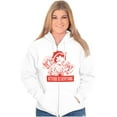 thumbnail image 4 of Betty Boop Attitude & Everything Zip Hoodie Sweatshirt Women Brisco Brands L, 4 of 6