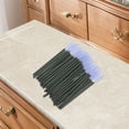 thumbnail image 5 of Unique Bargains 50 Pcs Disposable Eyelash Brush for Bathroom Black Purple Plastic Nylon, 5 of 5