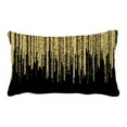 thumbnail image 1 of EREHome Golden dust elements falling down flying circle confetti vertical lines Pillow Case Pillow Cover Cushion Cover 20x30 Inch, 1 of 1