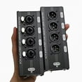 thumbnail image 6 of 1 Pair 4 Channel XLR/ Audio RJ45 Cat5/Cat6 Ethernet Extender XLR Extender Transcei G22631, 6 of 6