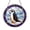 Acrylic 3.5 Inch, variant on Snowy Penguin Stained Glass Suncatcher Window Decor, Colorful Penguin Art Glass Window Hanging Ornament with Snowflakes, Winter Arctic Design Decorative Glass Panel for Home Gift