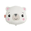 Fisher-Price Lights & Lullabies Polar Bear Soother Crib-Attach Baby Sound Machine with Music