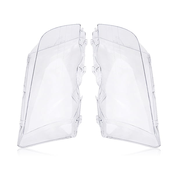 1 par de cubiertas transparentes para faros delanteros izquierdo y derecho de BMW E46 Serie 3 1998-2001 de 4 puertas