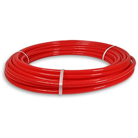 Pexflow PFW-R34100 Pex Tubing, Potable Water Red, 3/4