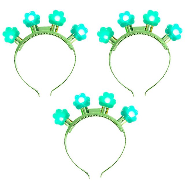 Diadema de Navidad, accesorios para fiestas, luz intermitente Afortunado Sencillez
