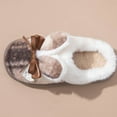 thumbnail image 5 of SYMOID Womens Coffee Bunny Ear Cozy Pl-Sh Home Slippers - Nylon Spandex indoor Slippers (Sizes 36, 38, 40),Size 36, 5 of 9
