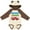 Natural & Brown w Ears, variant on Inktastic Future Firefighter Kids Fireman Boys Long Sleeve Baby Bodysuit